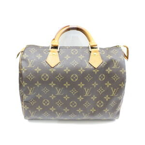 LOUIS VUITTON Speedy Monogram Leather Brown Handbag classic favorite